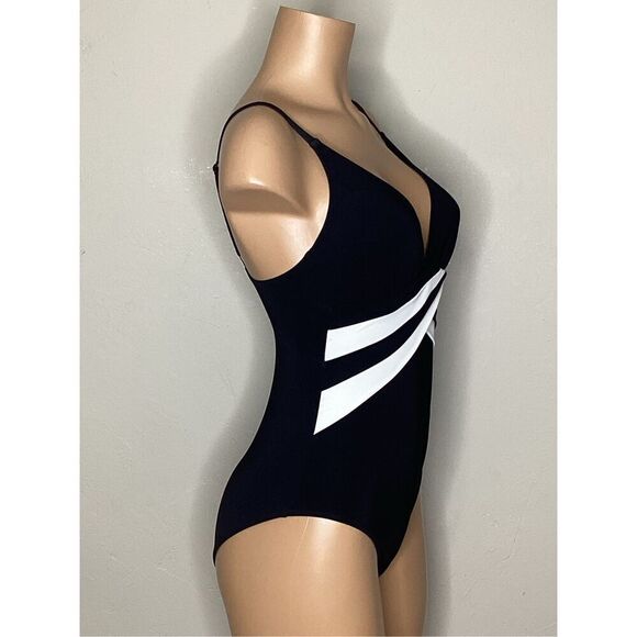 New. Profile by Gottex black swimsuit. Size 8. Retails $149 - Picture 4 of 8